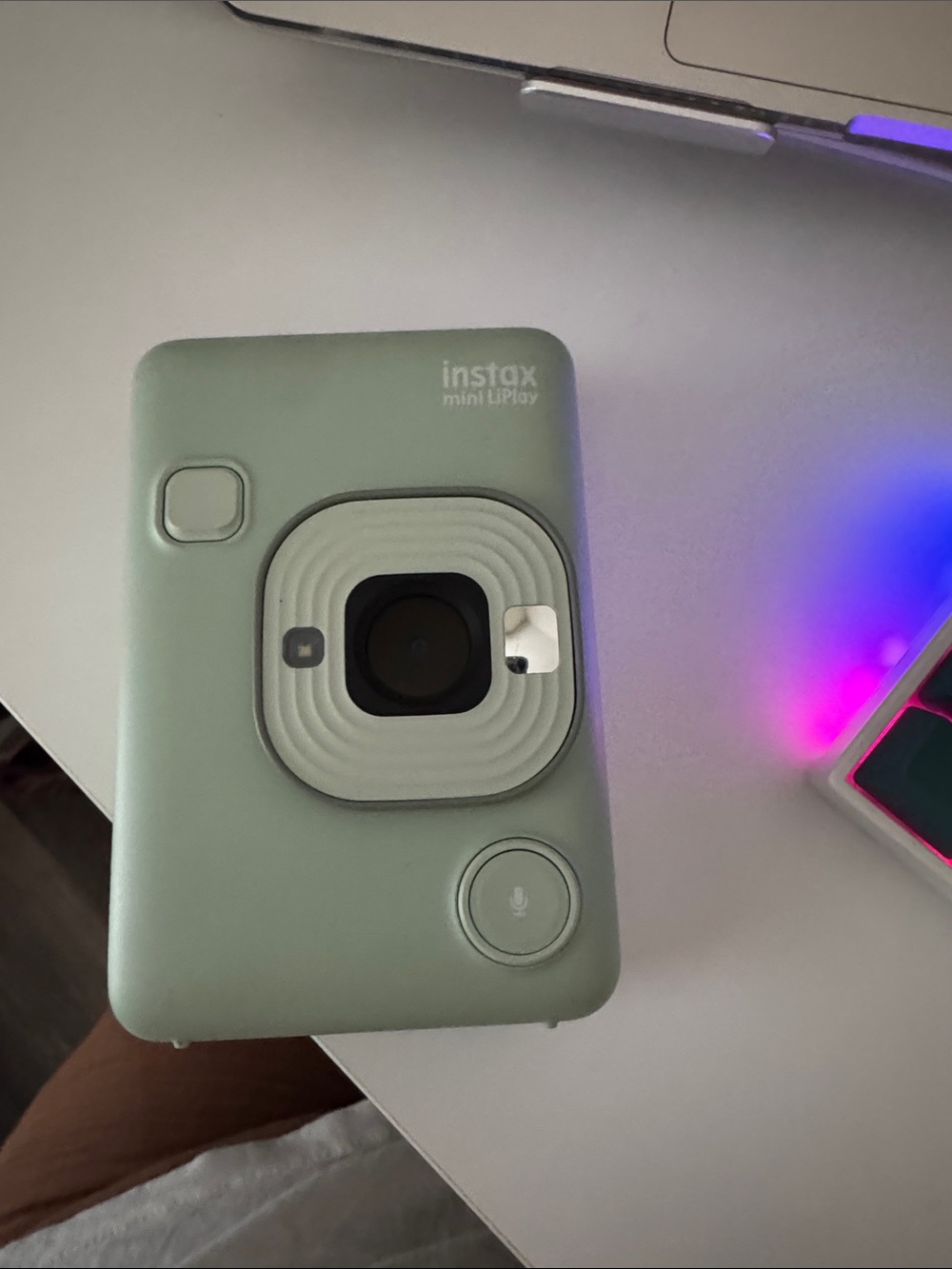 Fujifilm instax mini LiPlay Mint Green Instant Camera